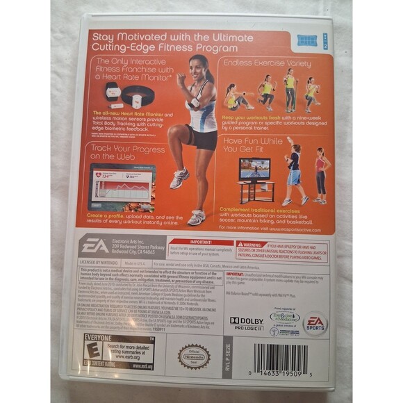 Wii Active 2 Personal Trainer Game Nintendo EA Sports New Open Box Complete - Picture 11 of 12